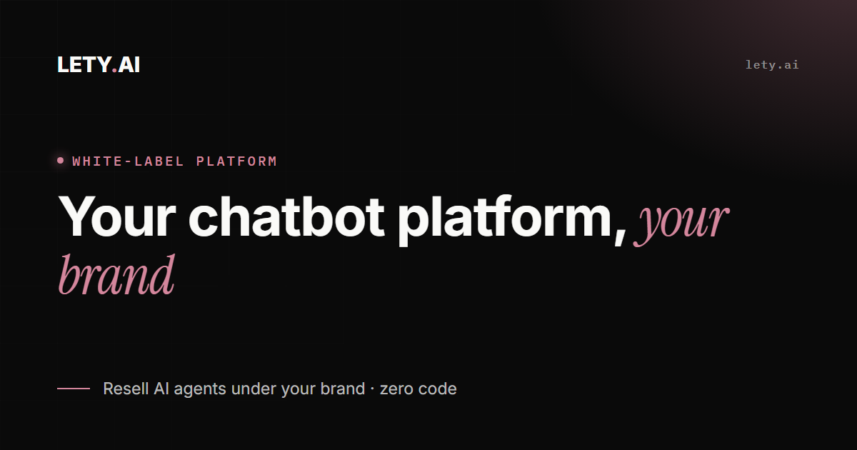 White Chatbot White-Label Chatbot Platform for Agencies